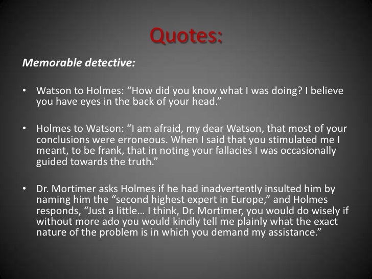 the hounds of baskerville summary